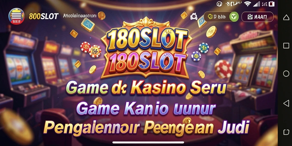 Tampilan gameplay menarik dari 180SLOT yang penuh warna.