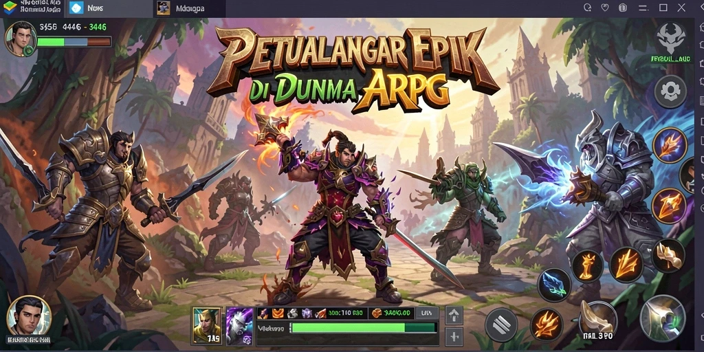 Tangkapan layar menampilkan aksi pertarungan mendebarkan di <strong>3446</strong>.