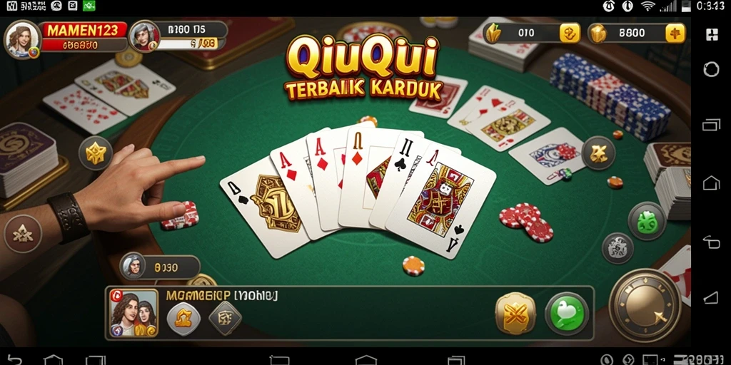 Gameplay QiuQiu yang seru dan menantang di MAMEN123.