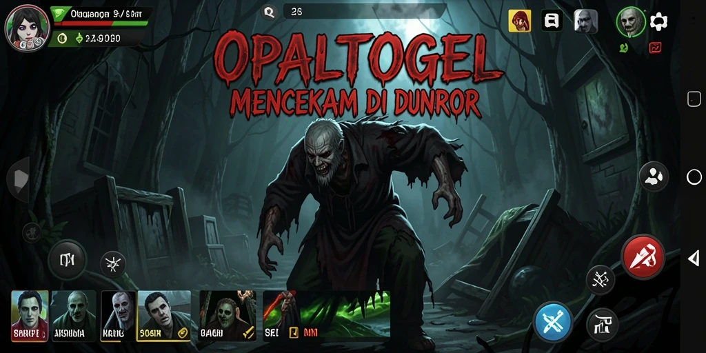 Gameplay OPALTOGEL yang menegangkan dengan atmosfer mencekam.
