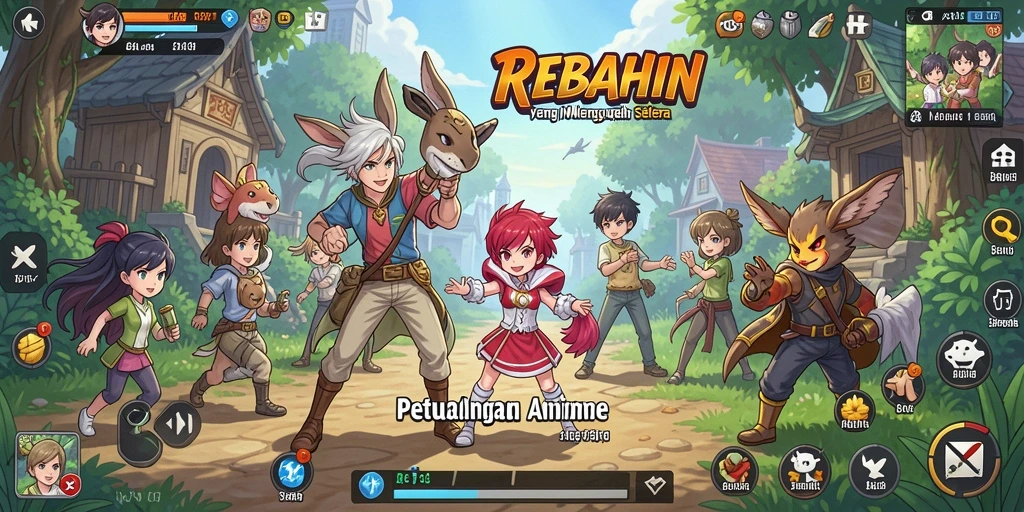 Gameplay seru di dunia anime yang menakjubkan.