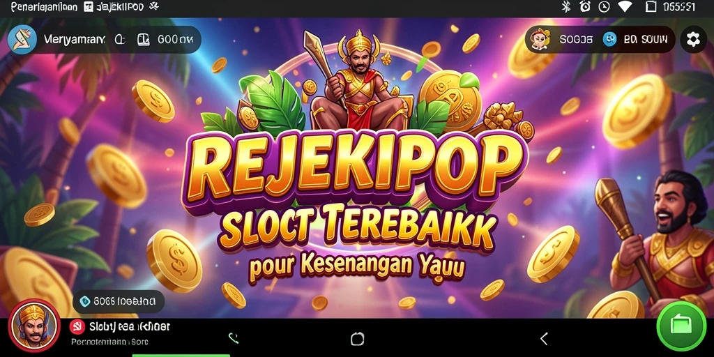 Screenshot gameplay menunjukkan keseruan permainan Slot REJEKIPOP.